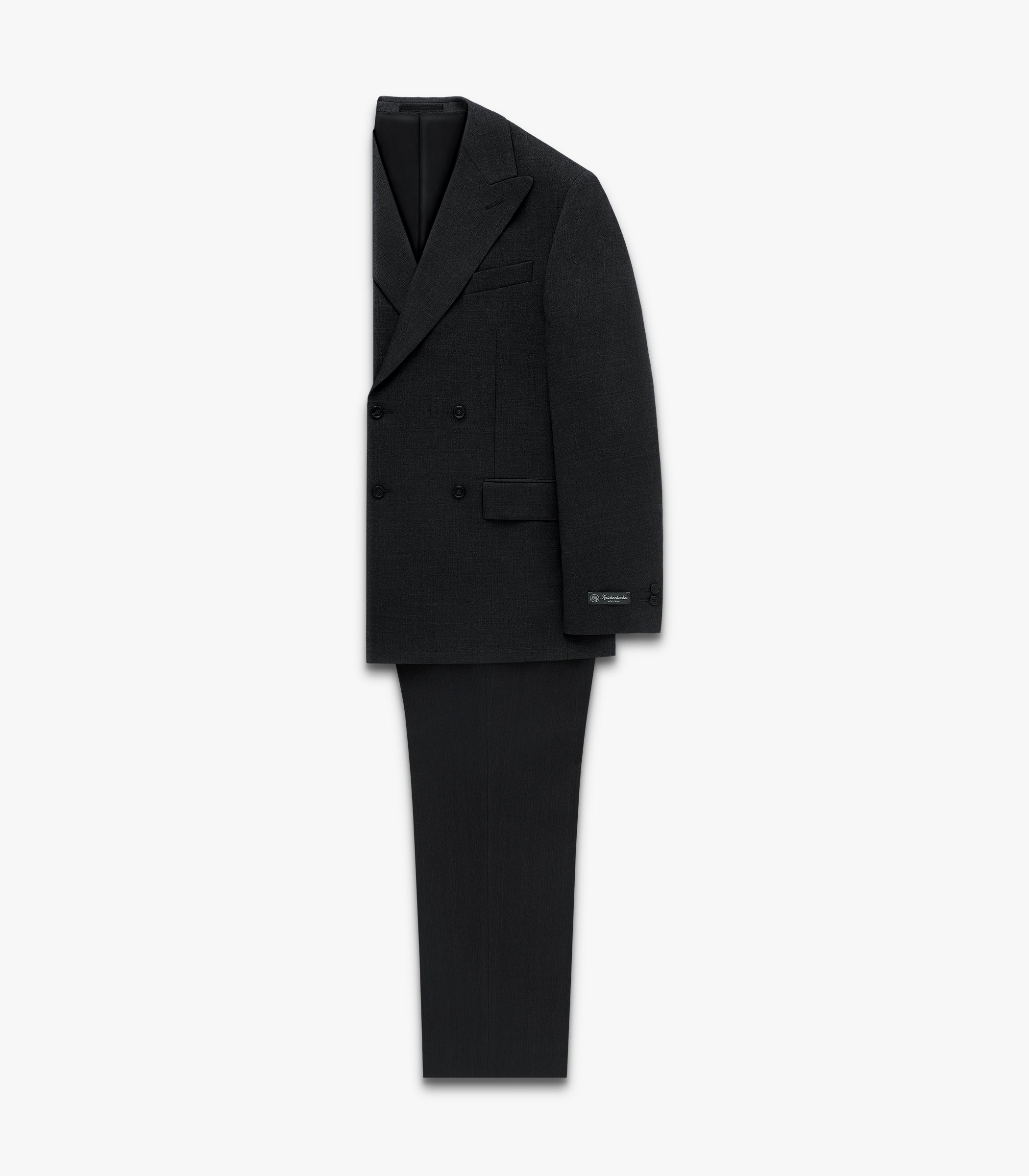 Miles D.B. Cotton & Linen Suit Jacket in Coal