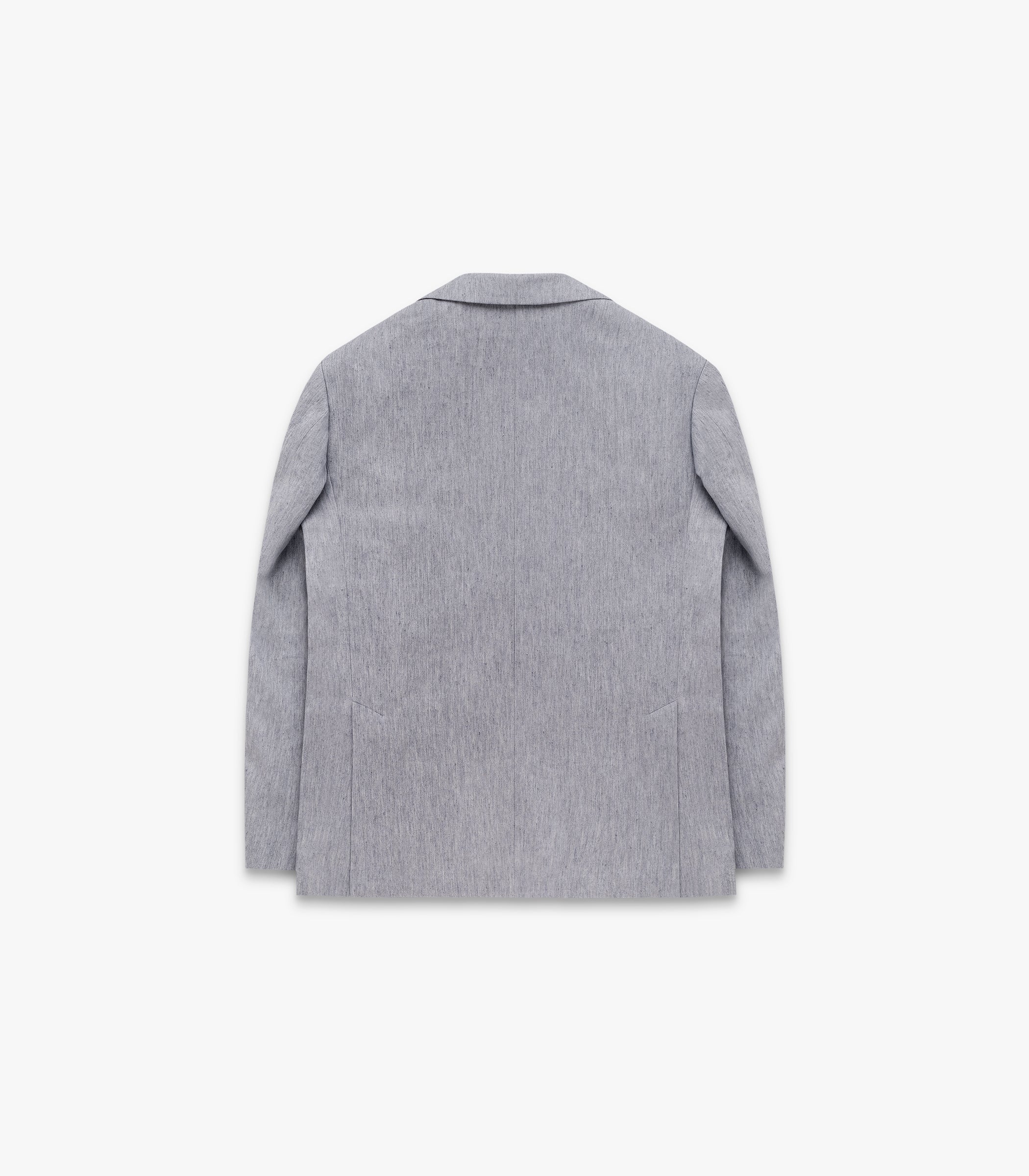 Miles D.B. Cotton & Linen Suit Jacket in Pebble Grey