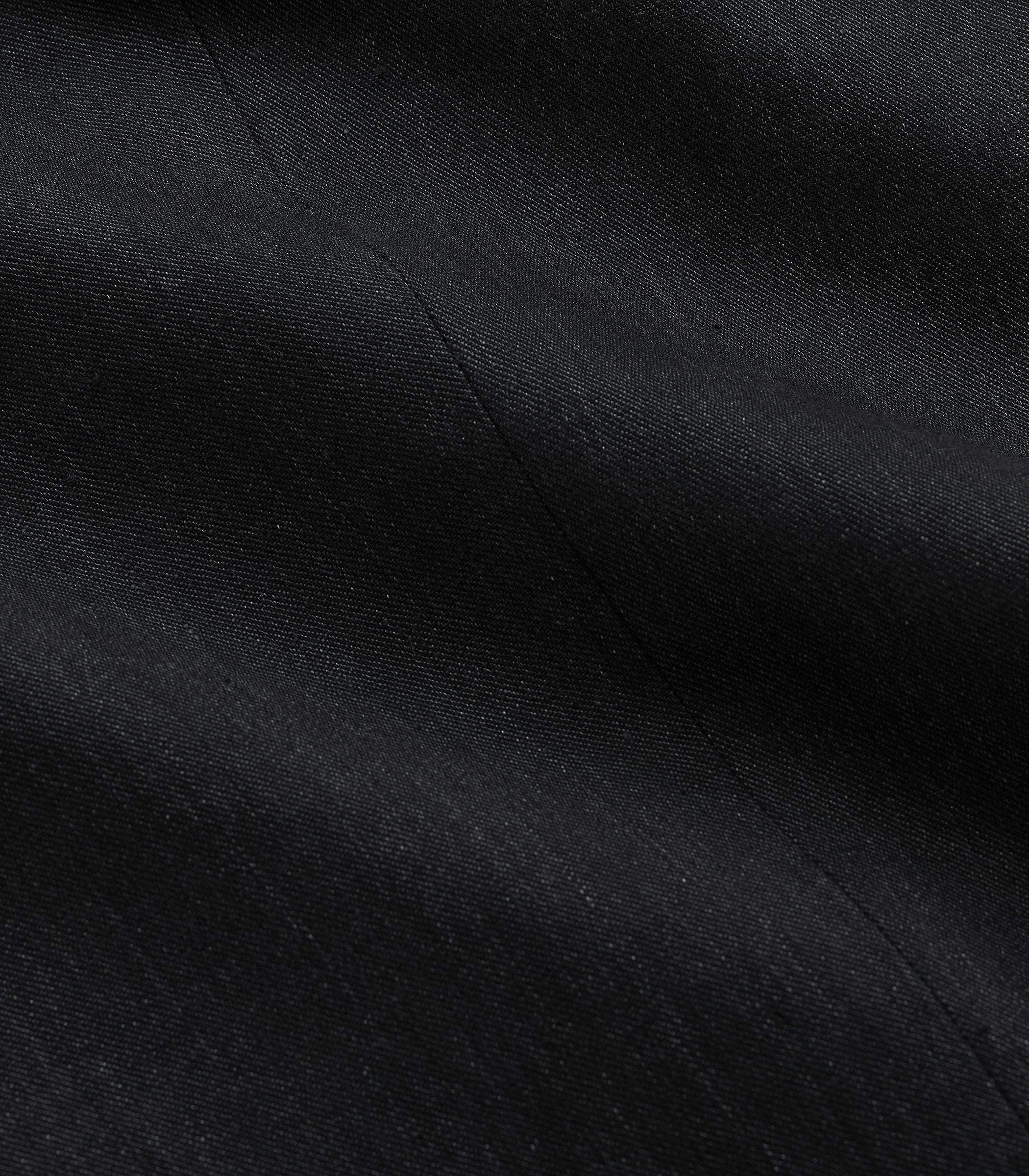 Miles Cotton & Linen Suit Trouser in Coal