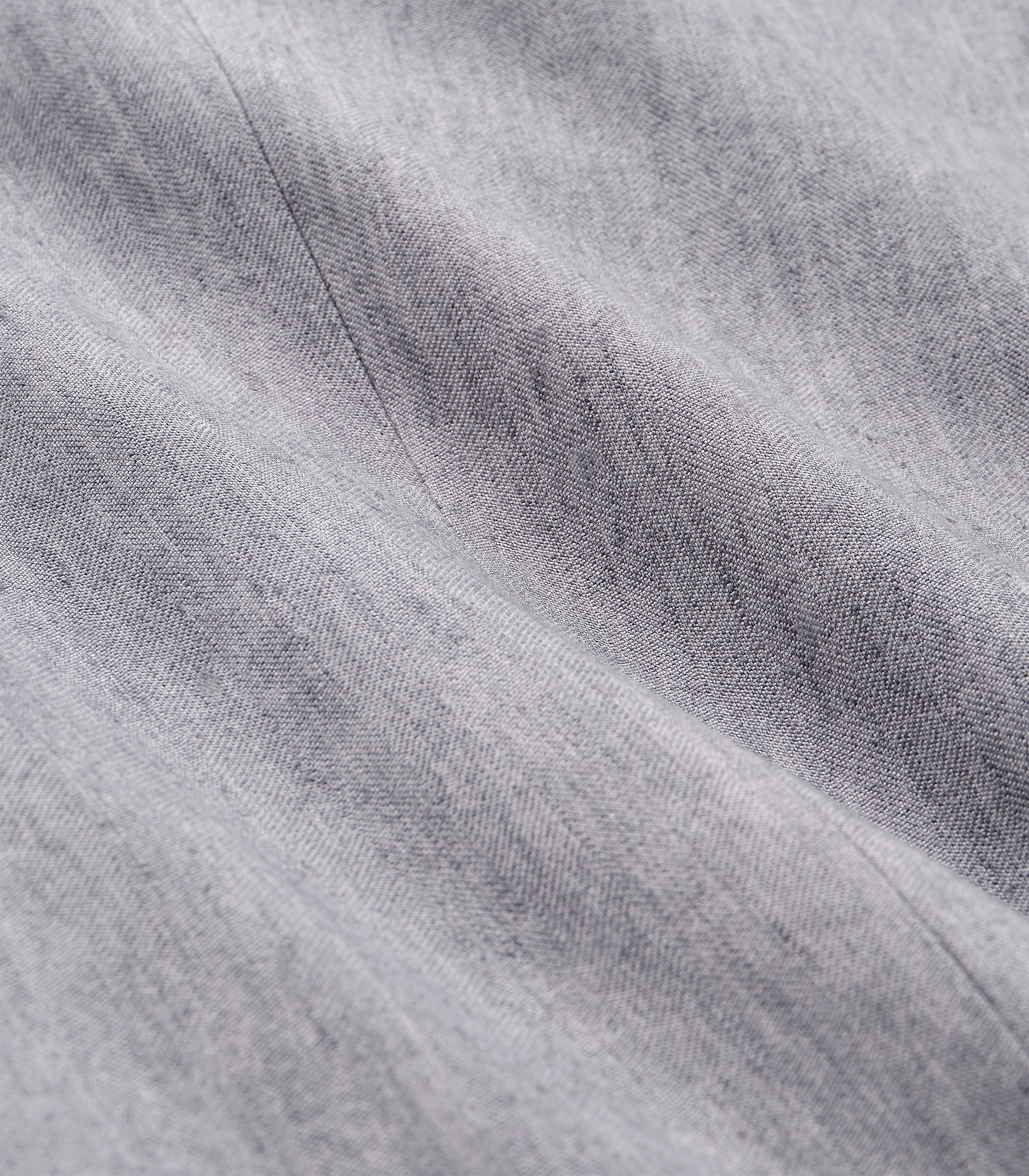 Miles Cotton & Linen Suit Trouser in Pebble Grey