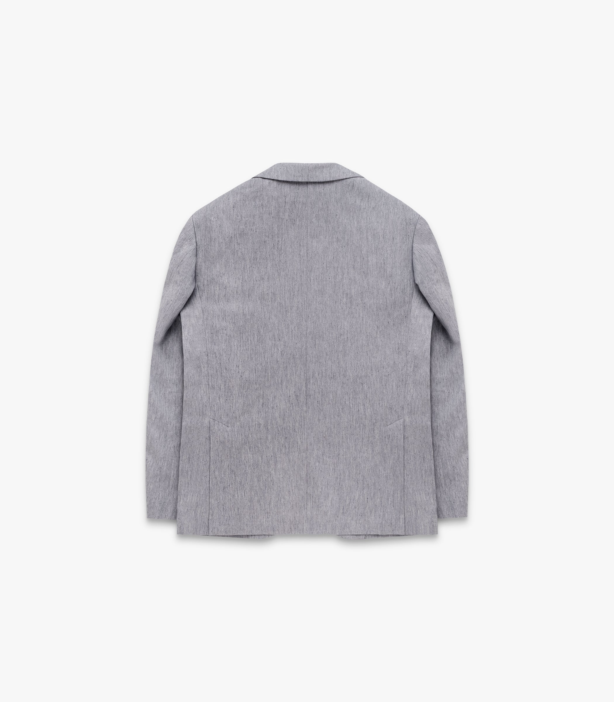 Miles S.B. Cotton & Linen Suit Jacket in Pebble Grey