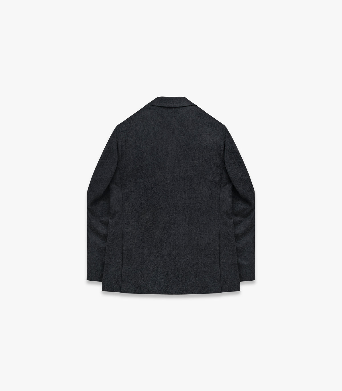 Miles D.B. Wool Flannel Suit Jacket in Charcoal