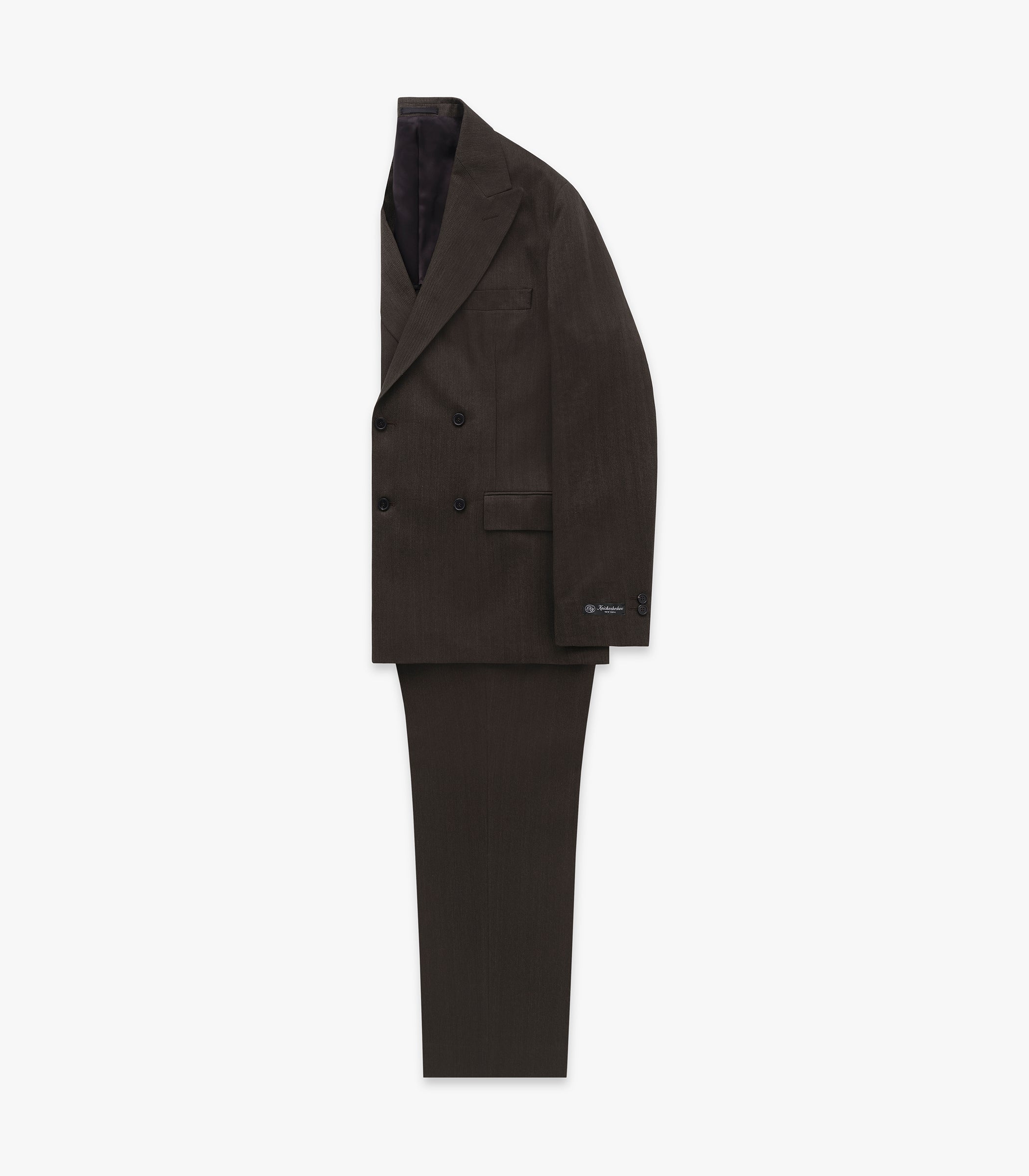 Miles D.B. Cotton & Linen Suit Jacket in Coffee