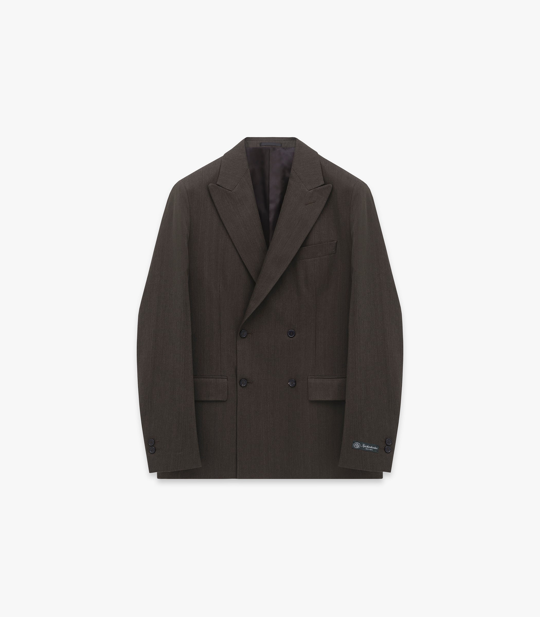 Miles D.B. Cotton & Linen Suit Jacket in Coffee