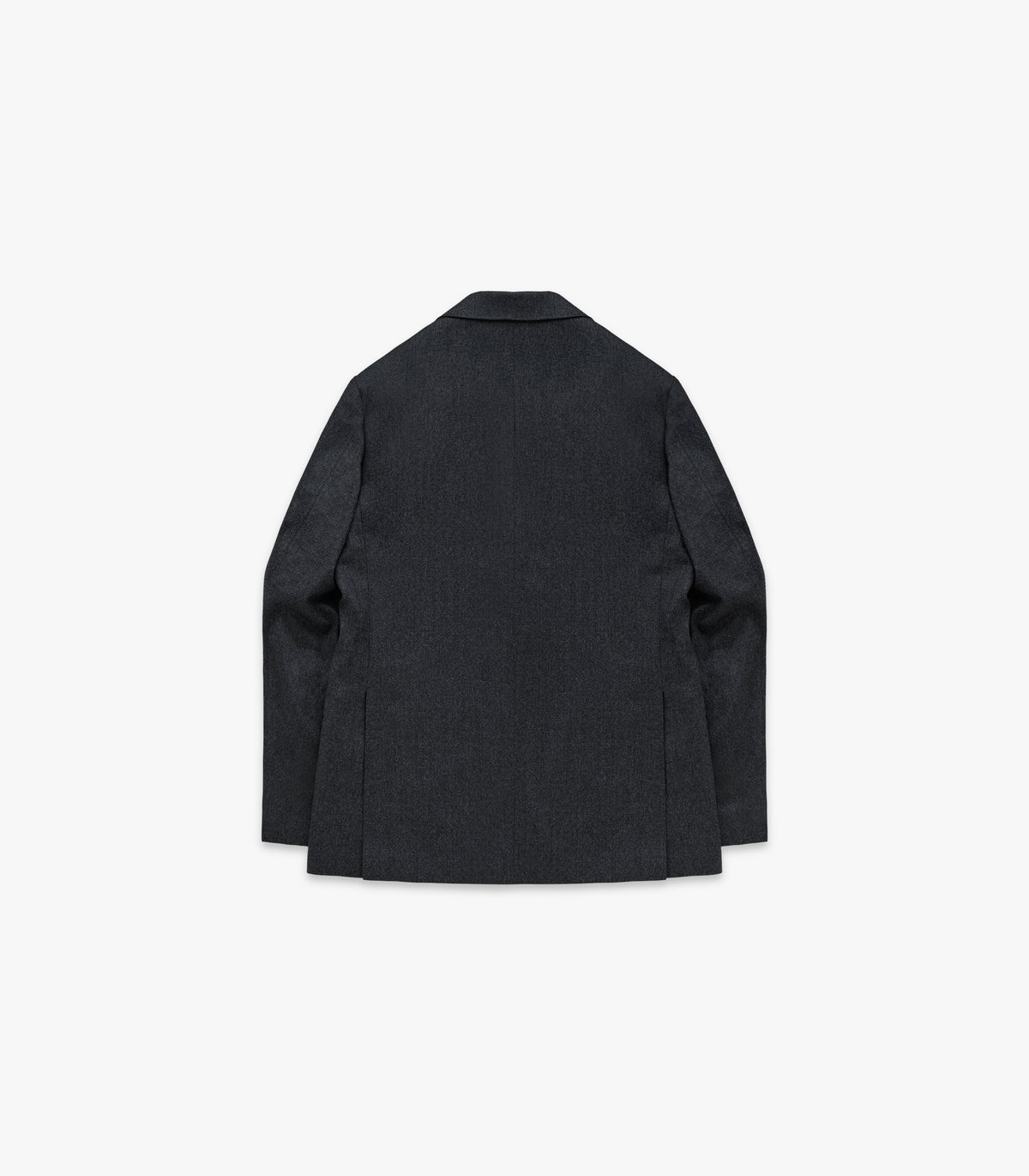 Miles S.B. Wool Flannel Suit Jacket in Charcoal