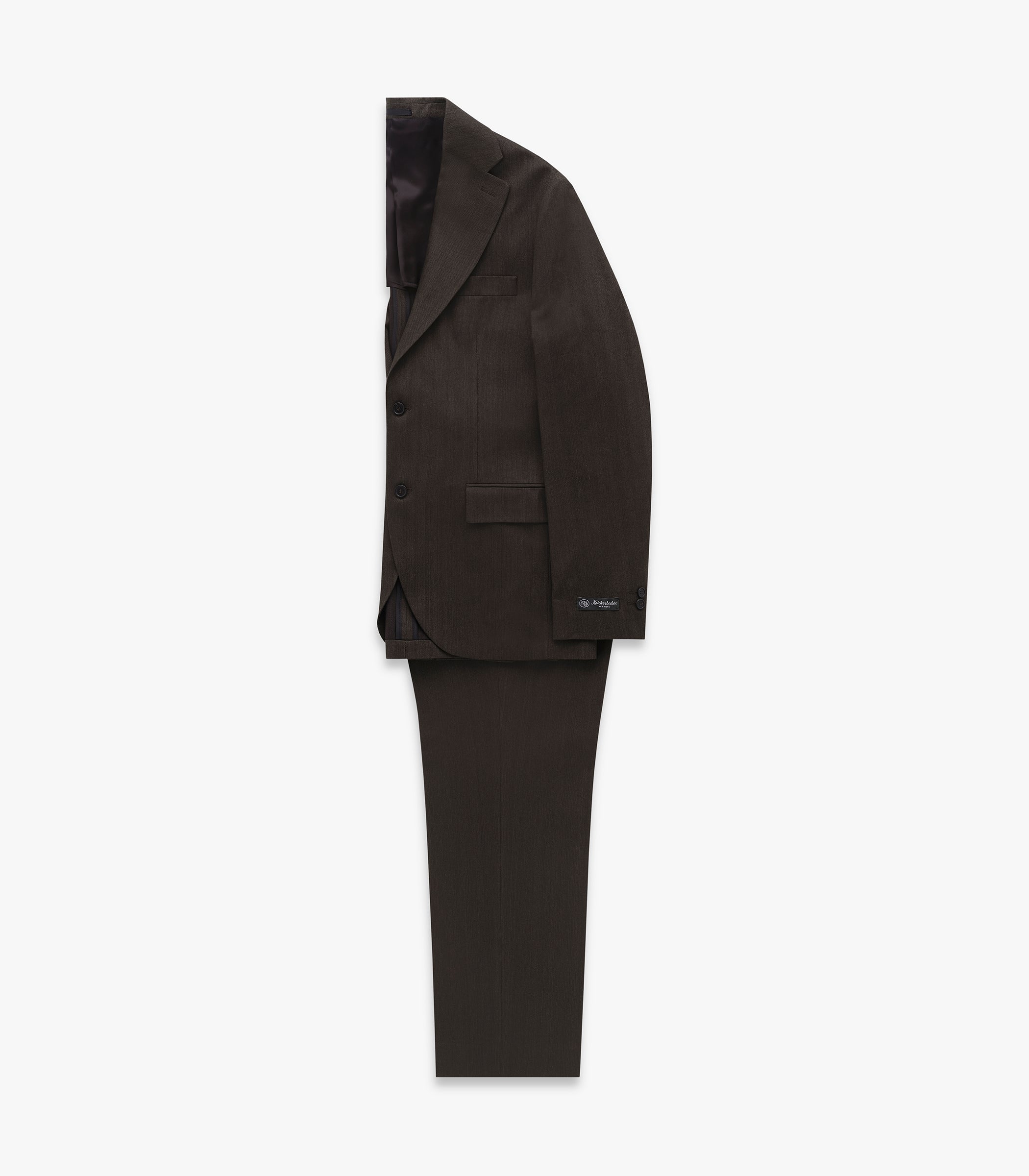 Miles S.B. Cotton & Linen Suit Jacket in Coffee