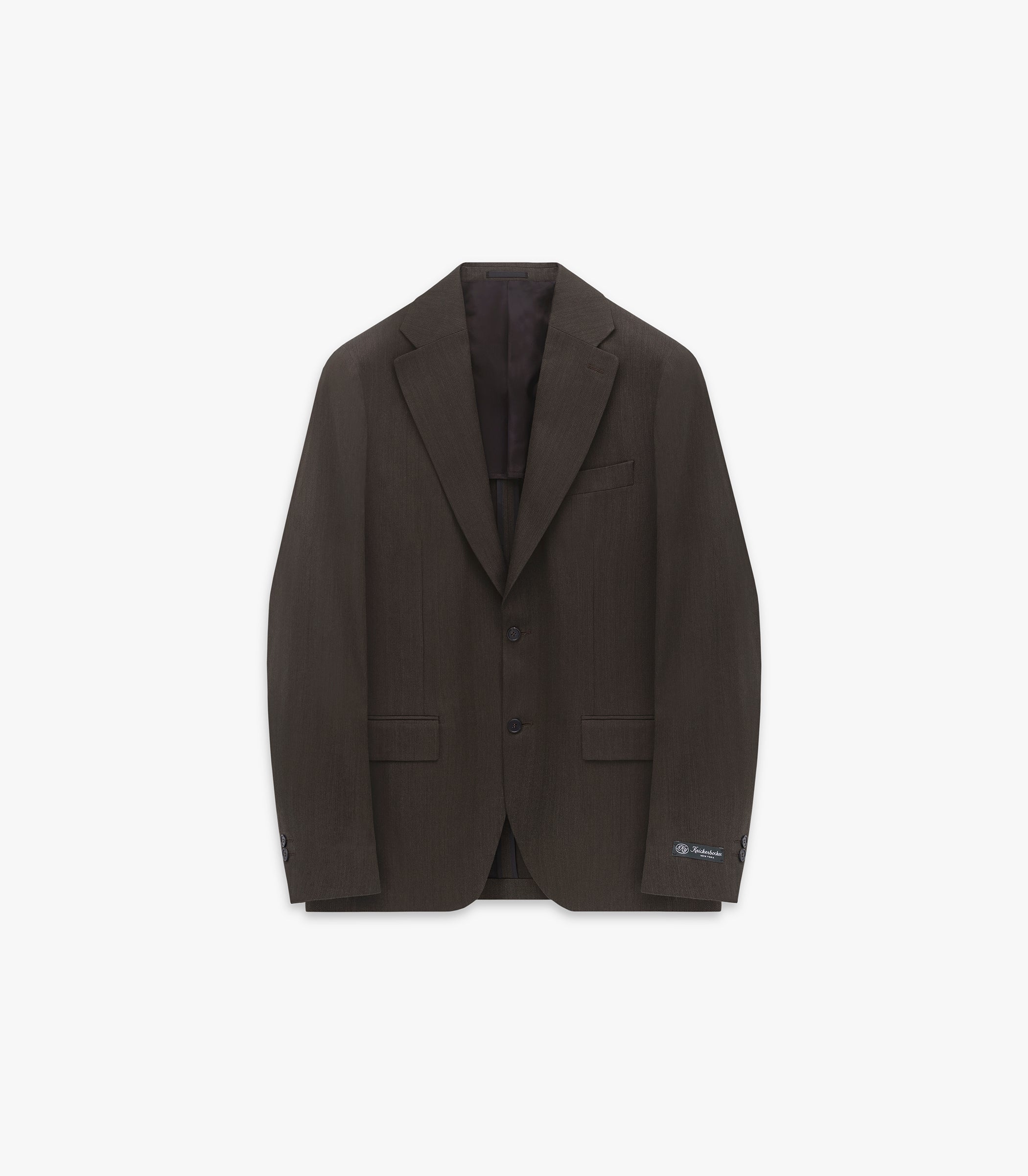 Miles S.B. Cotton & Linen Suit Jacket in Coffee