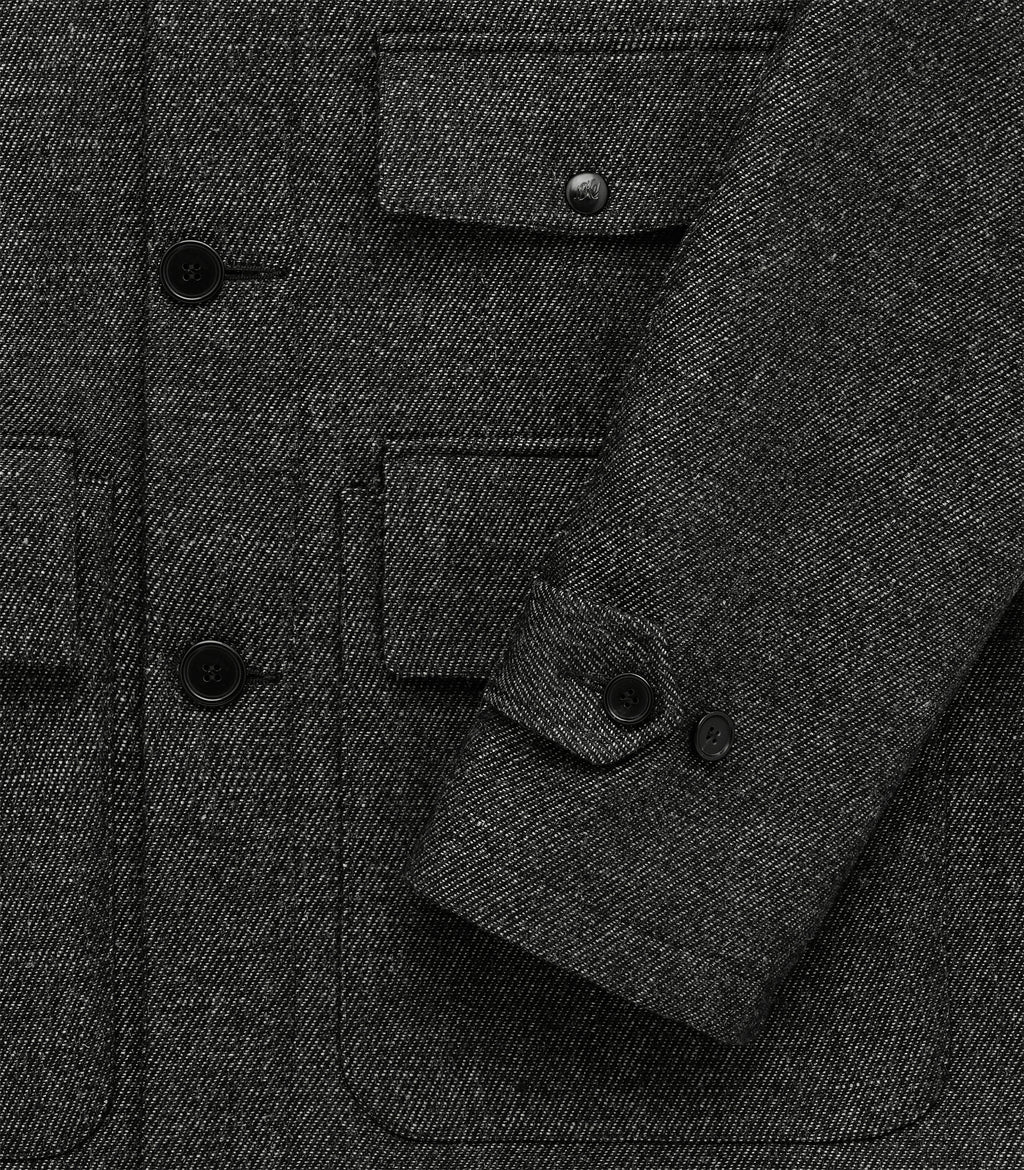 Mill Shetland Wool & Linen Coat