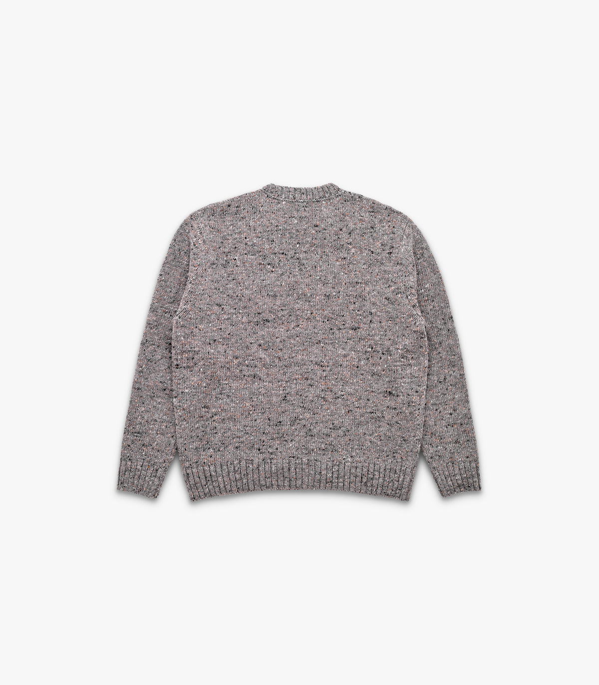 Moor Alpaca & Merino Tweed Sweater in Pebble