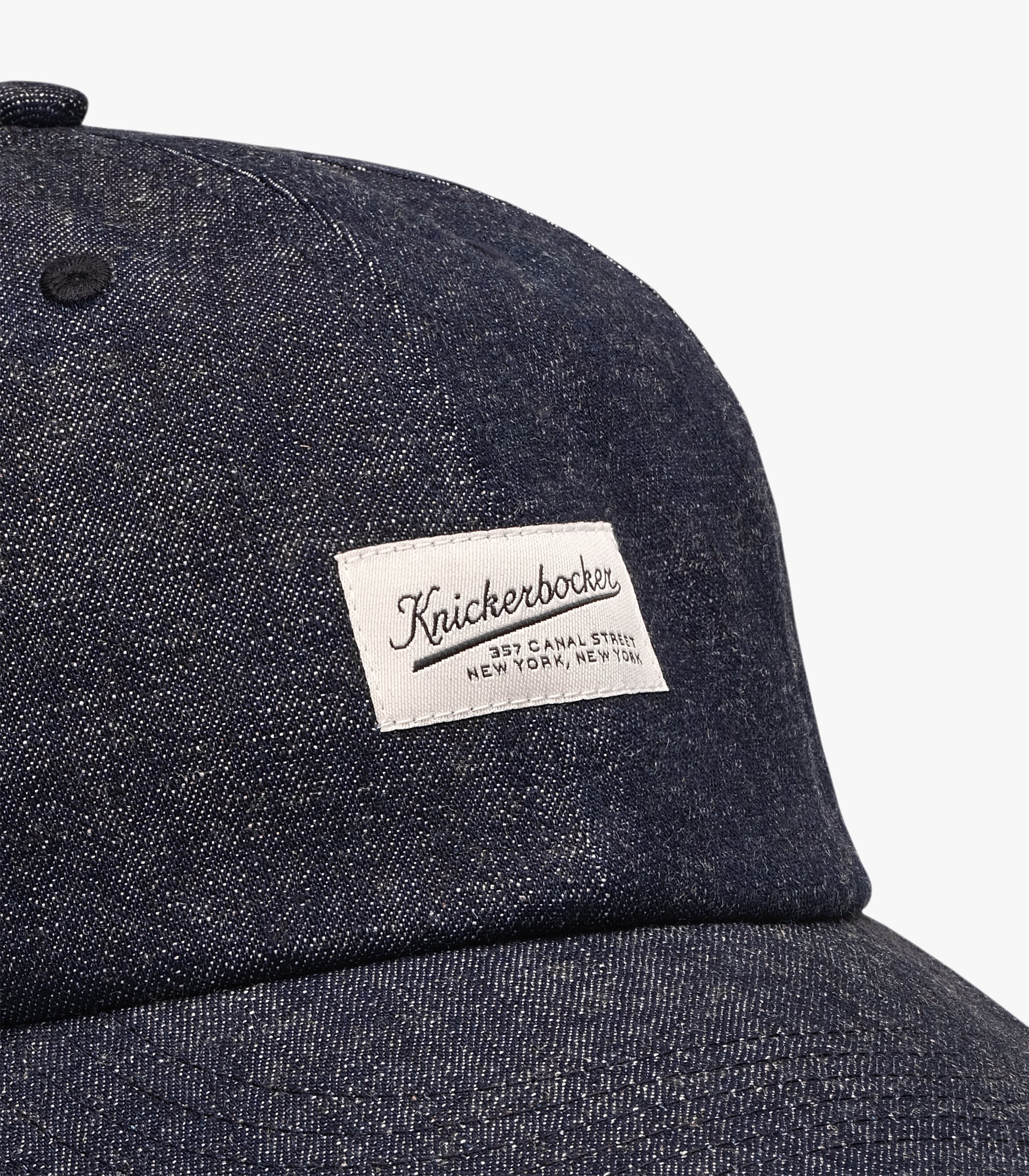 Pacific Denim Cotton & Linen Cap in Indigo