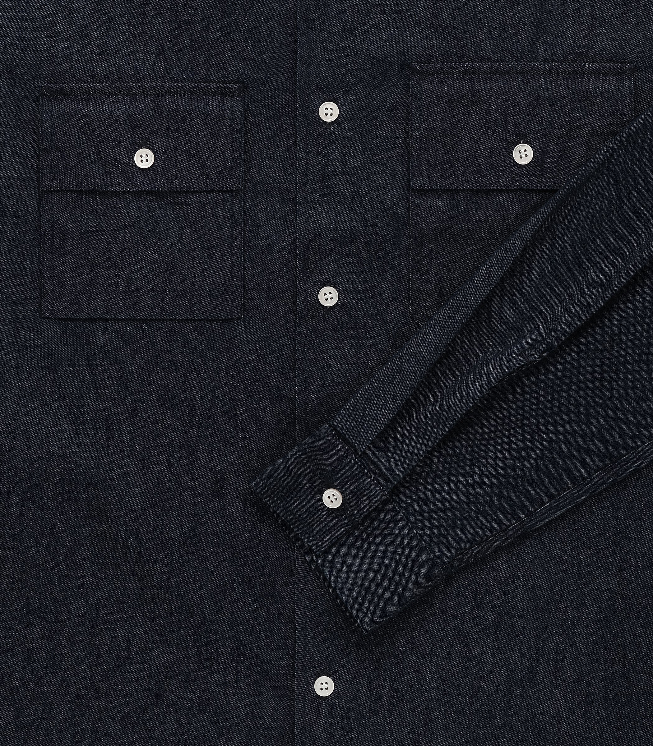 Pacific Denim Shirt in Dark Wash Indigo