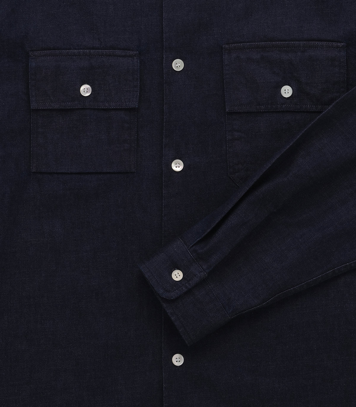 Pacific Denim Shirt in Dark Wash Indigo