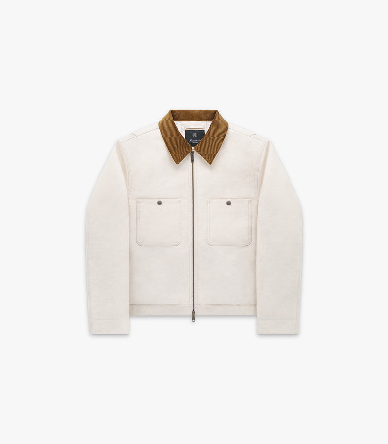 Pacific Jungle Cloth Primaloft® Fill Jacket in Ecru