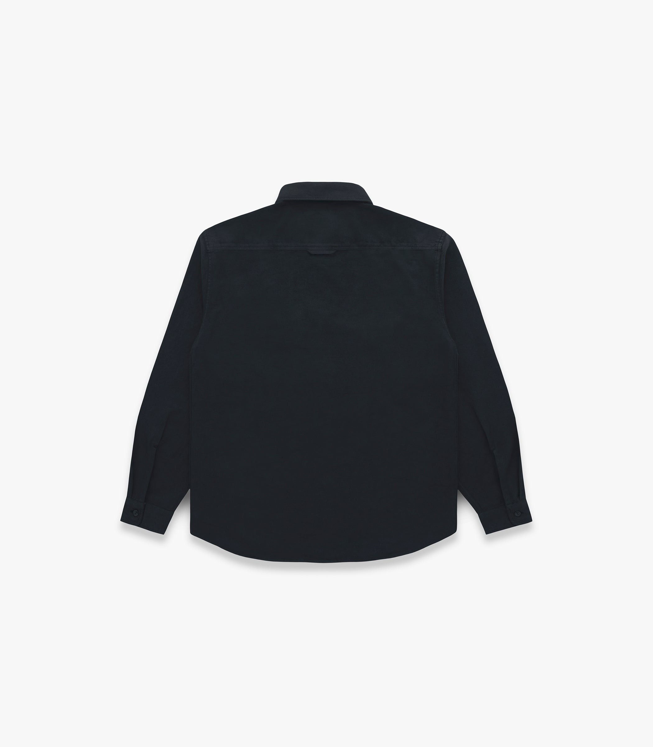 Pacific Twill Cotton & Linen Shirt in Navy