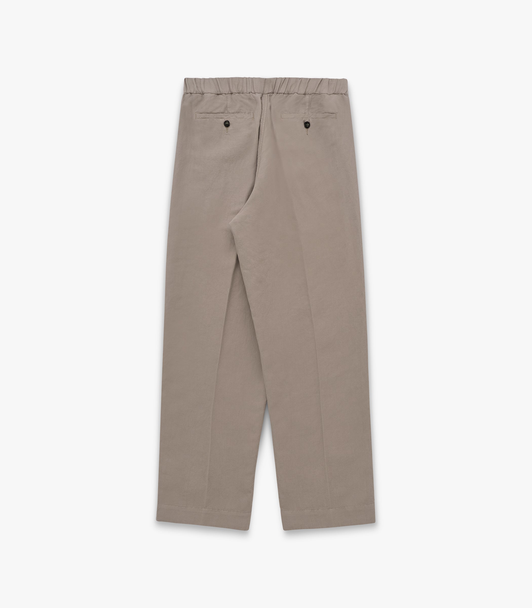 Park Twill Cotton & Linen Pant in Moon Rock
