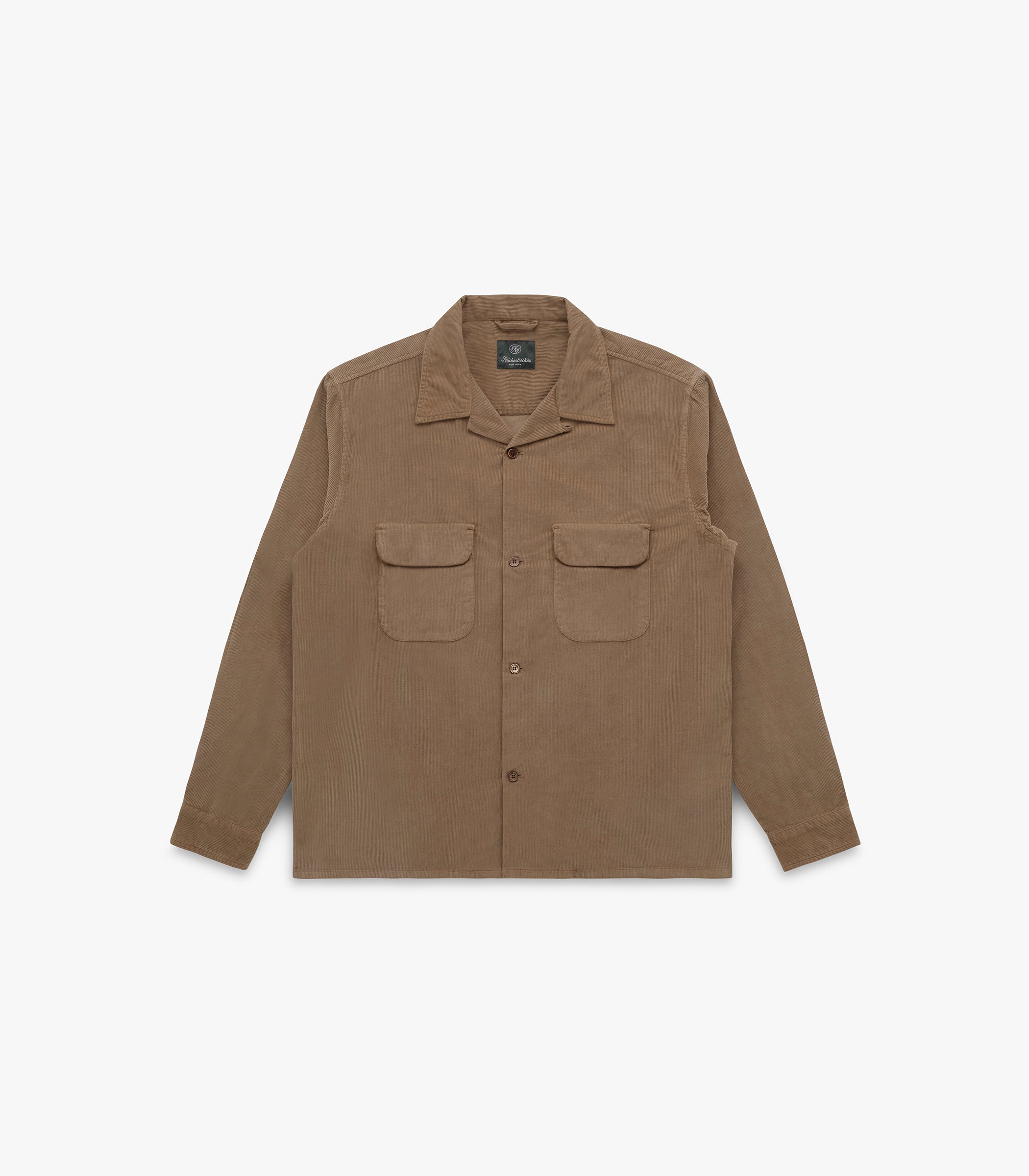 Penny Corduroy Cotton Shirt in Khaki