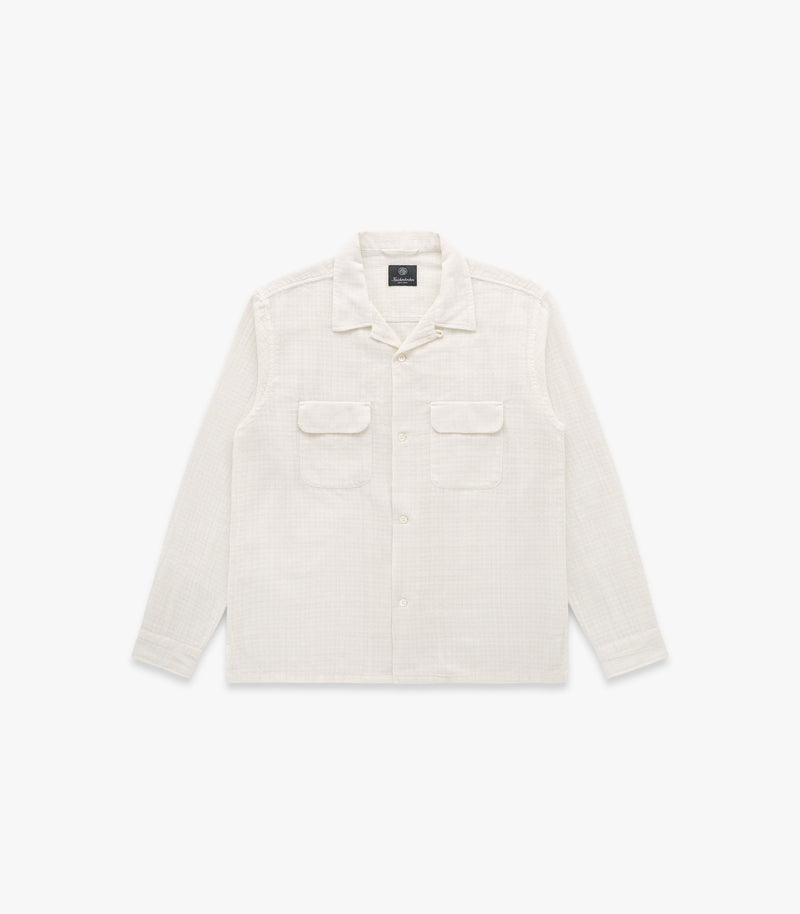 Penny Loom Cotton Shirt in Bone