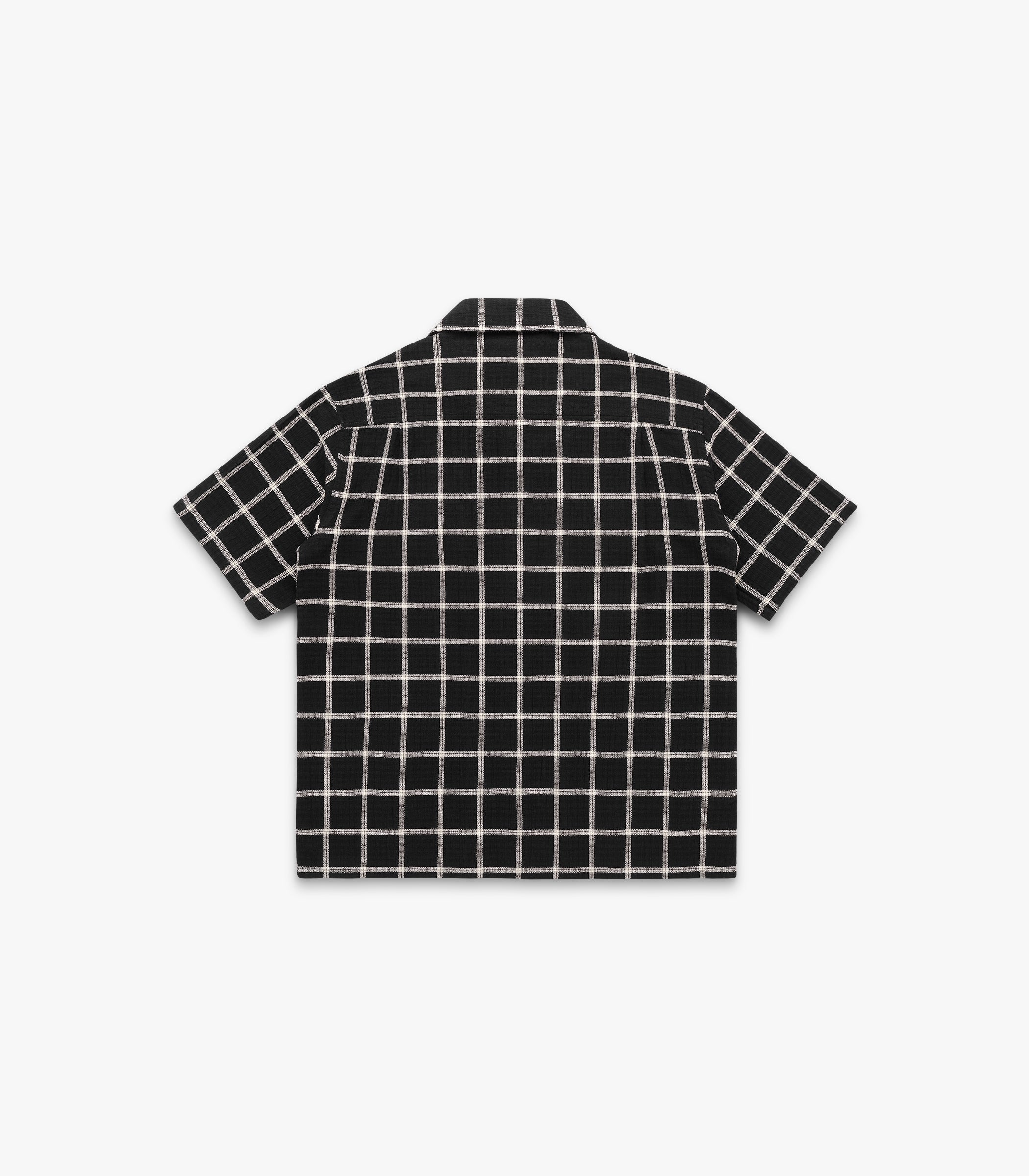 Penny Loom Cotton Shirt S/S in Black