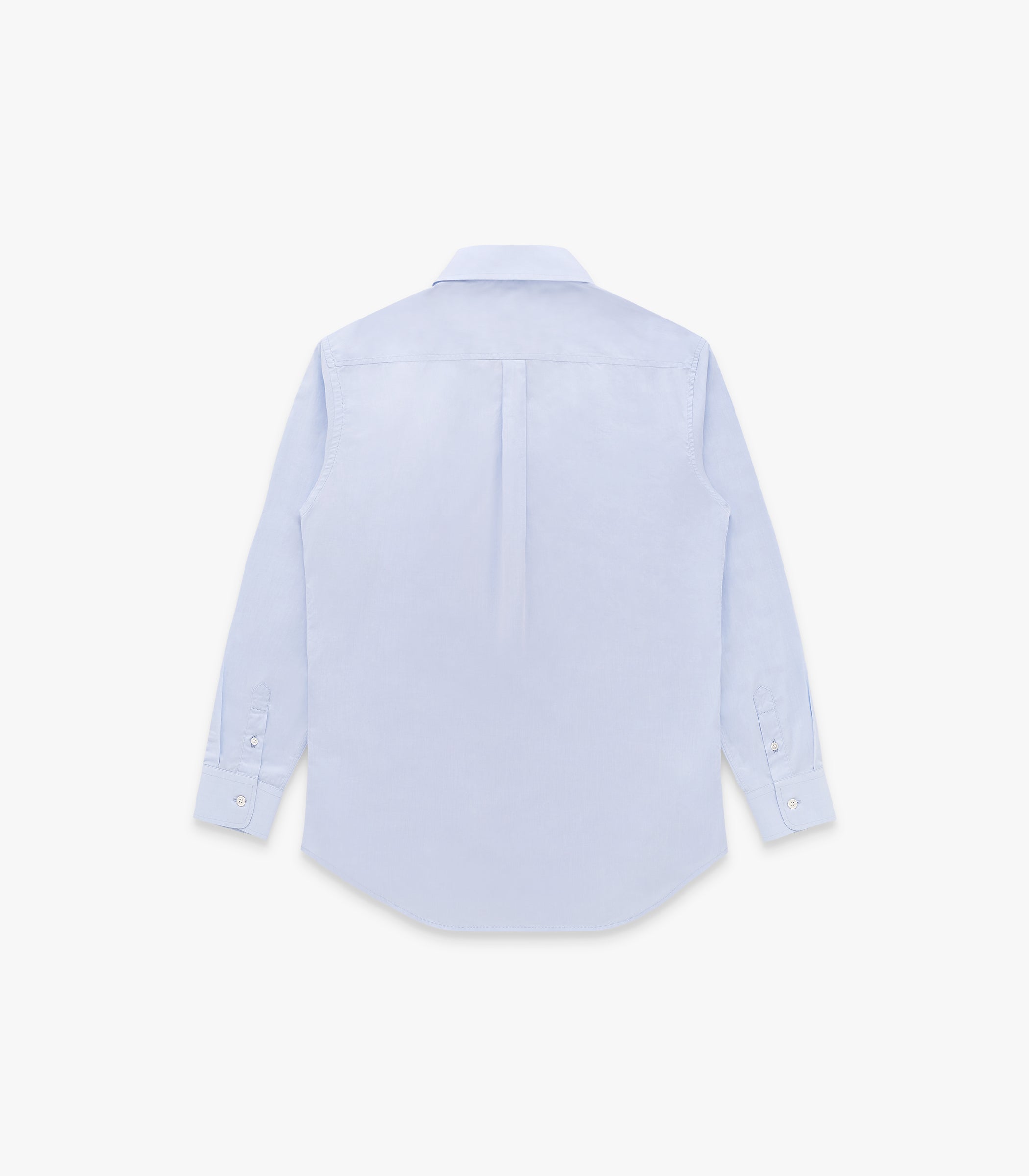 Plaza Fine Cotton Dress Shirt in Light Blue
