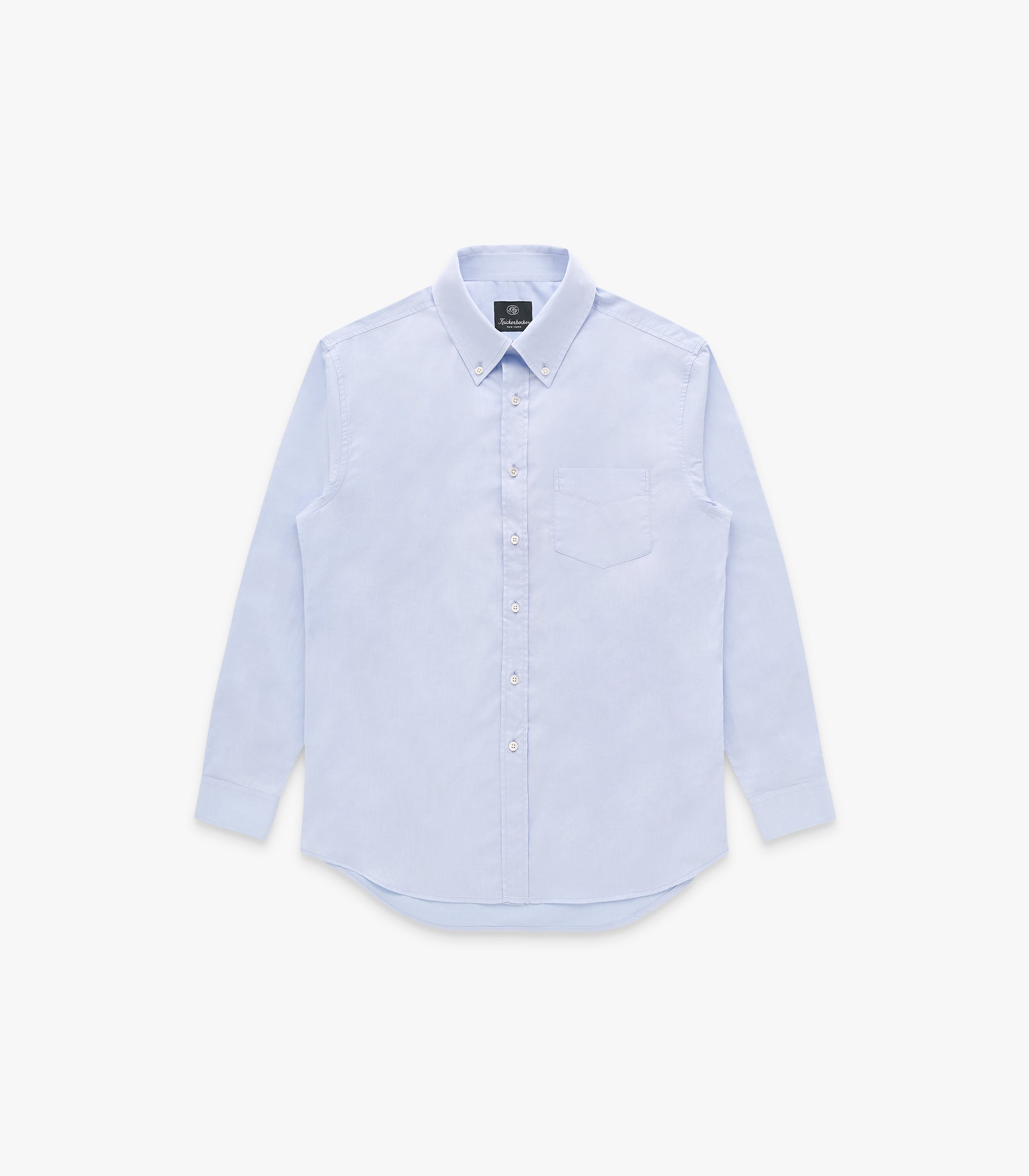 Plaza Fine Cotton Dress Shirt in Light Blue