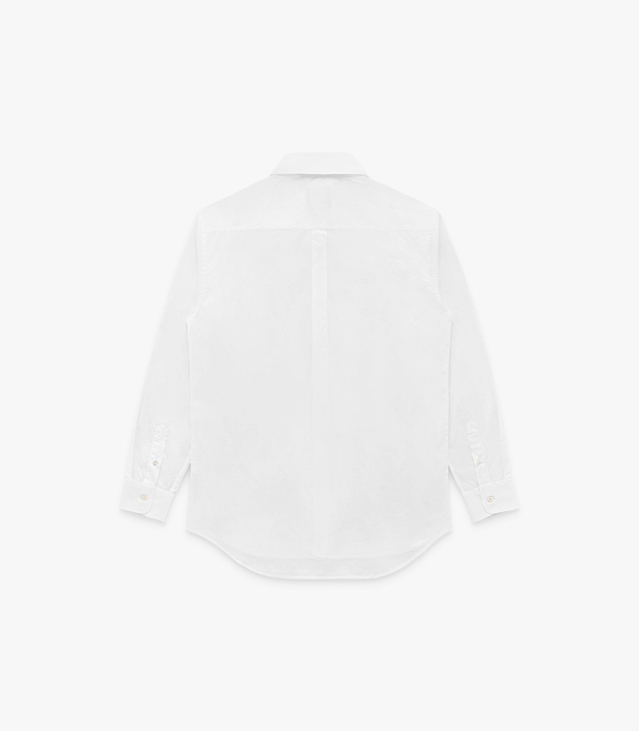 Plaza Fine Cotton Dress Shirt in White