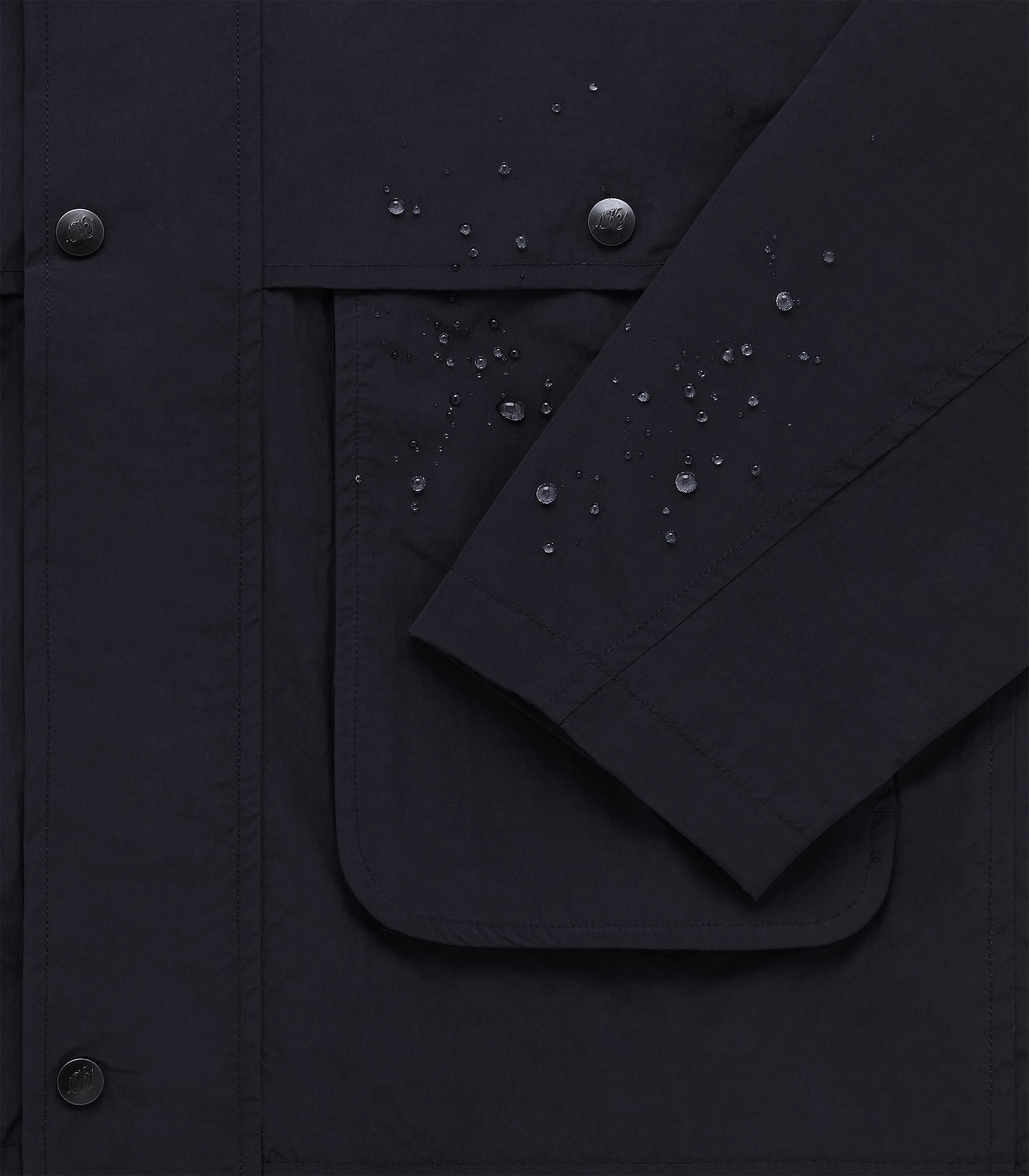 Scout Nylon Coat in Navy