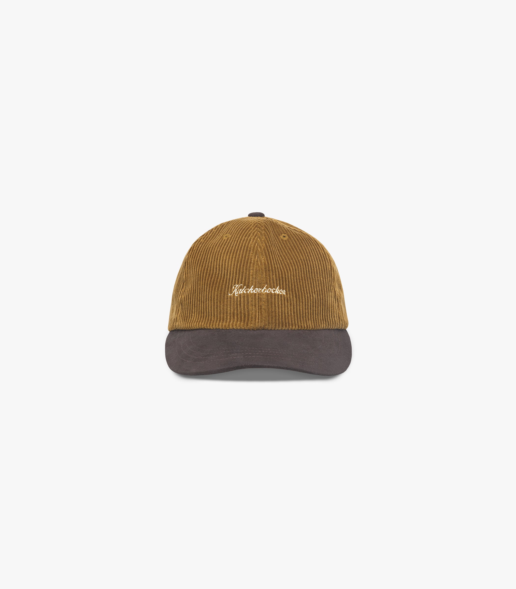 Script Corduroy Cap in Walnut