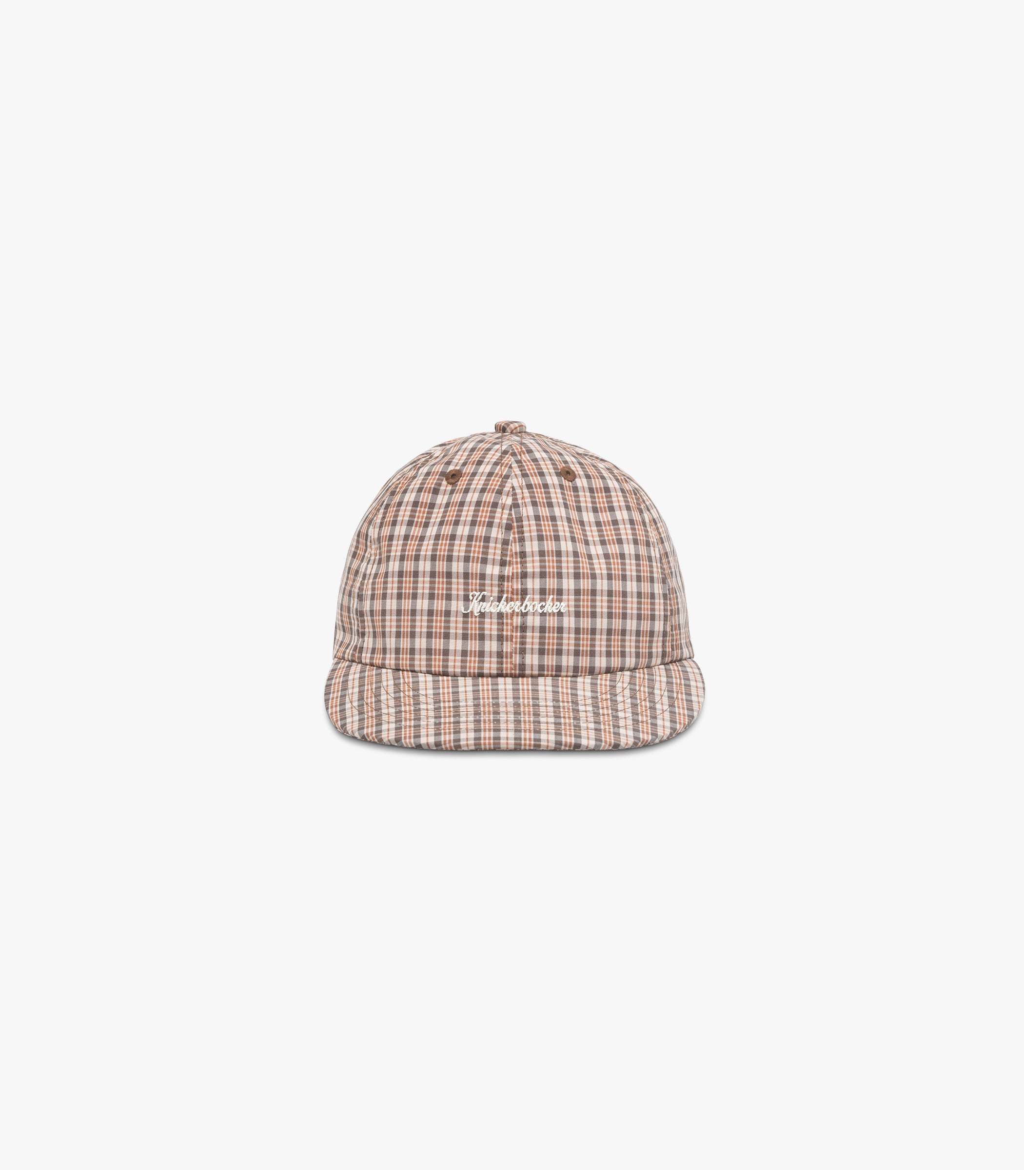 Service Cotton & Nylon Cap in Tan Plaid