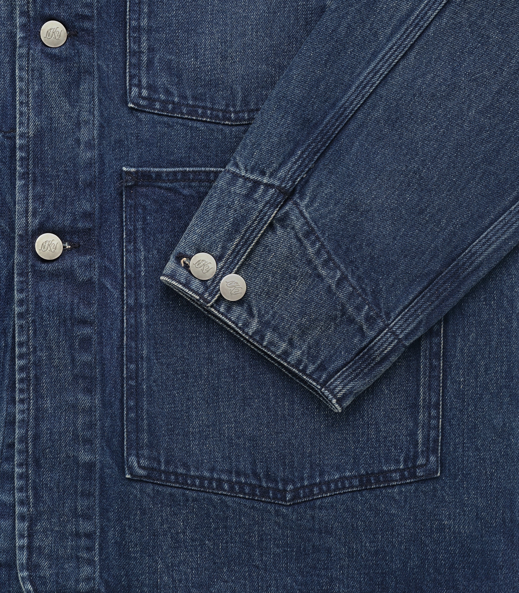 Shop Denim Chore Coat in Indigo Vintage Wash