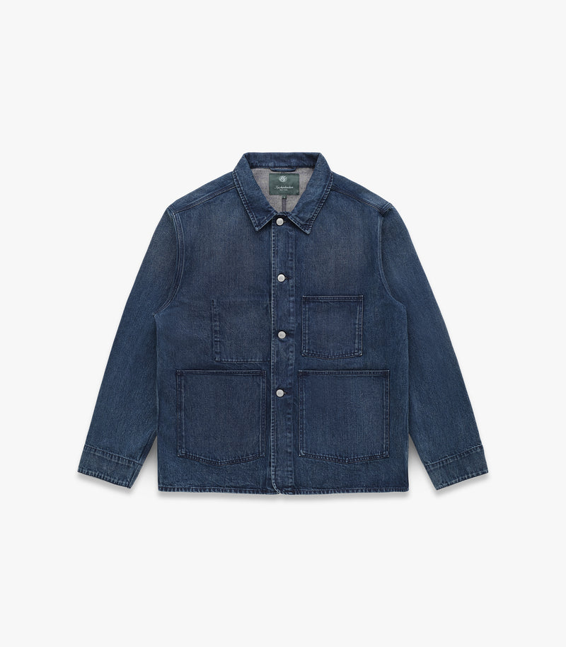 Shop Denim Chore Coat in Indigo Vintage Wash