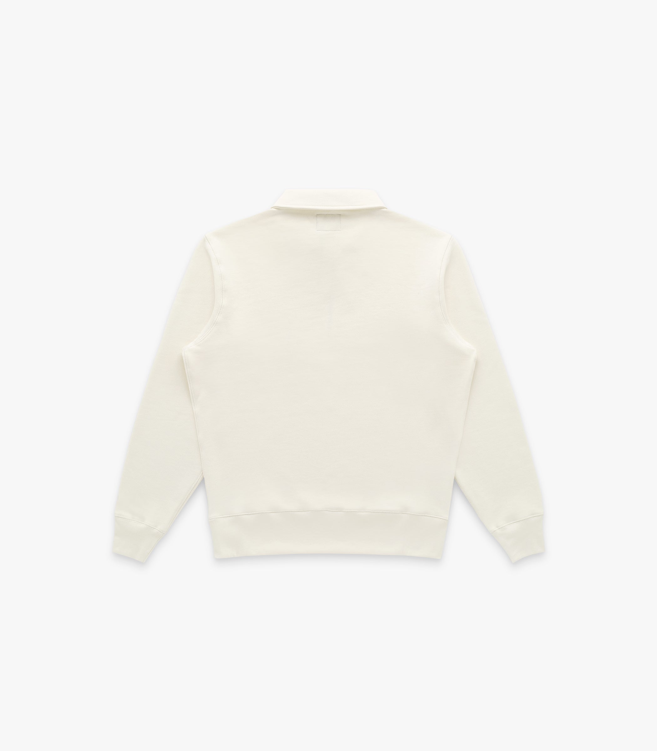 Stadium Loft Knit Quarter Zip in Milk