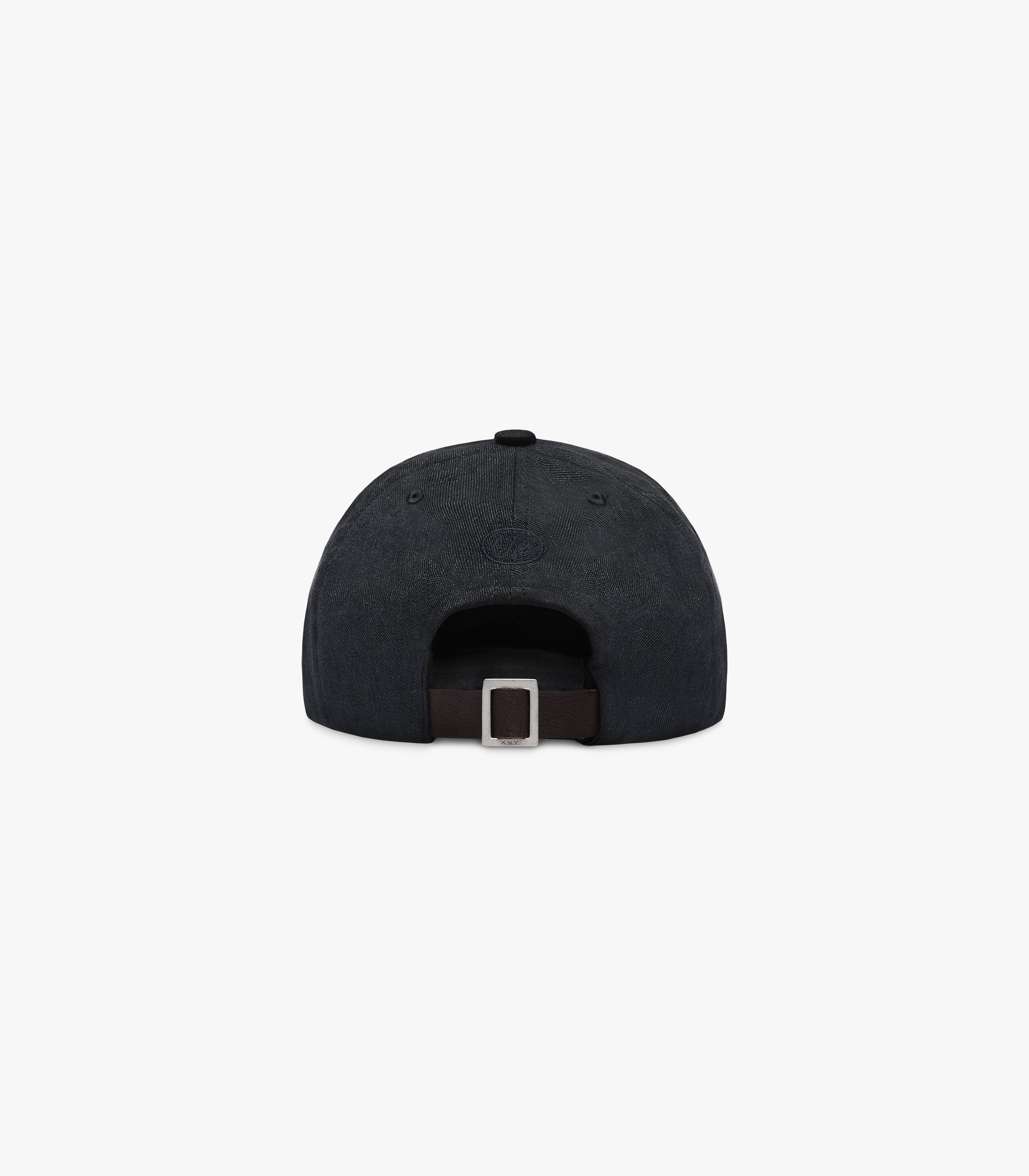 Wall Street Cotton & Linen Cap in Coal