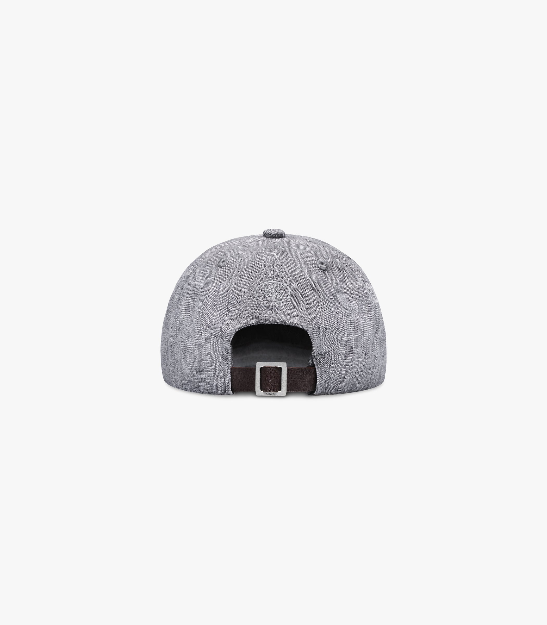 Wall Street Cotton & Linen Cap in Pebble Grey