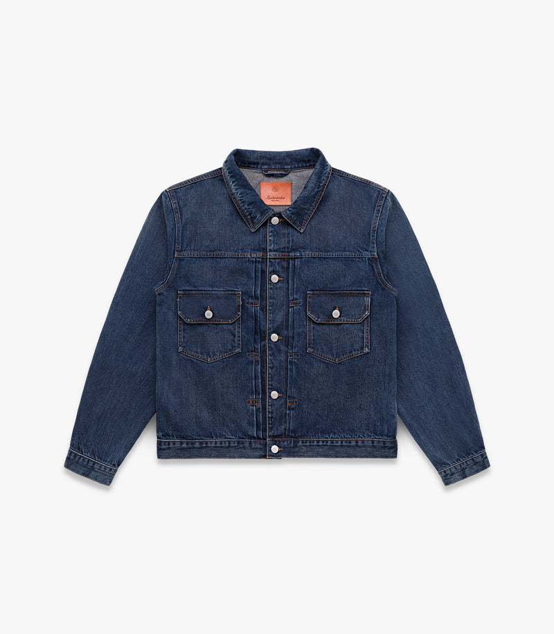 Wayfarer Denim Trucker in Indigo Vintage Wash