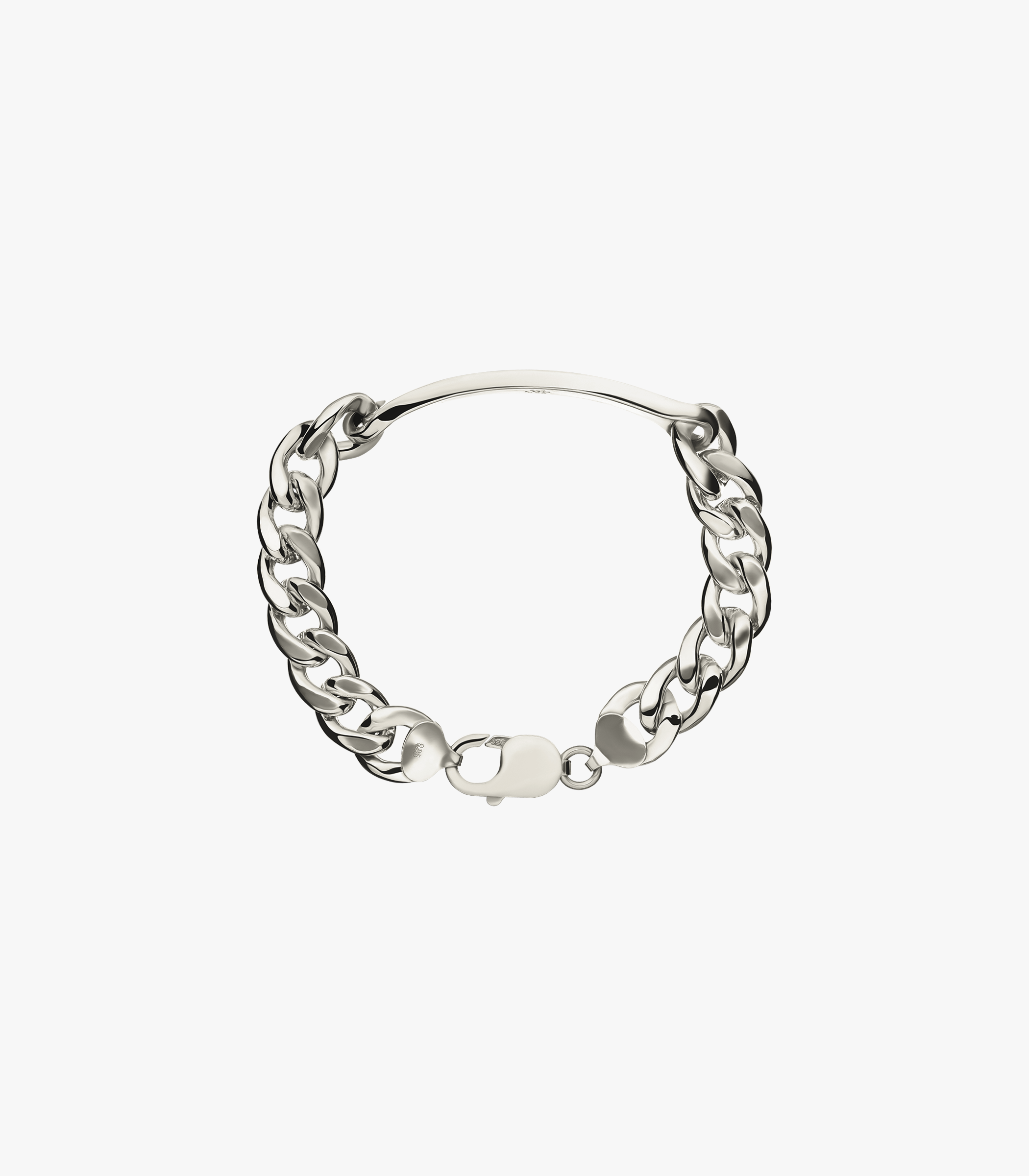 Silver ID Bracelet in Silver