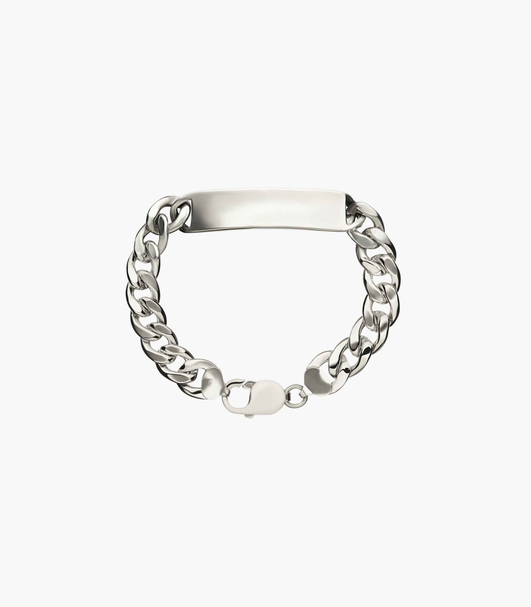 Silver ID Bracelet in Silver