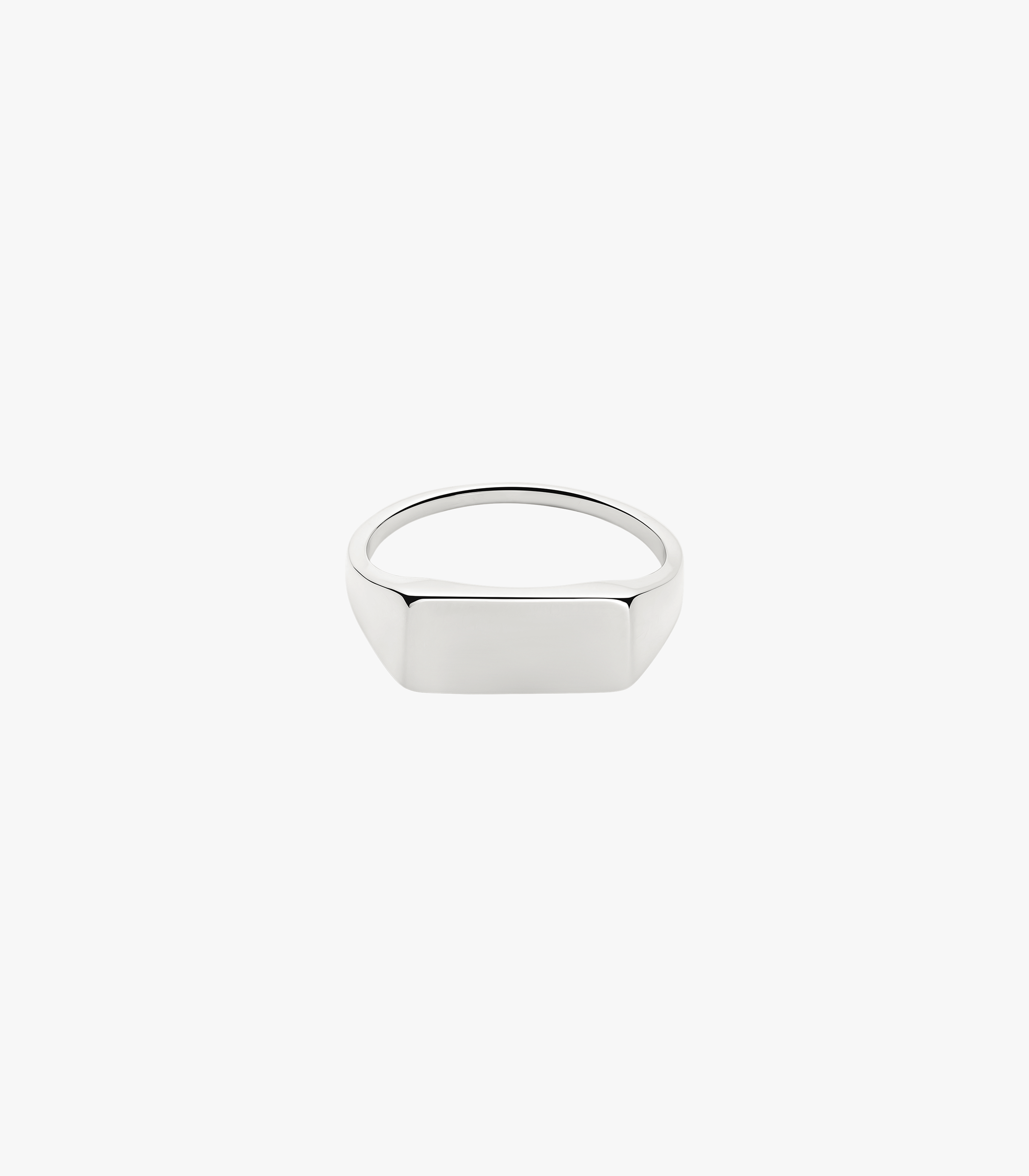 Silver Signet Ring in detail
